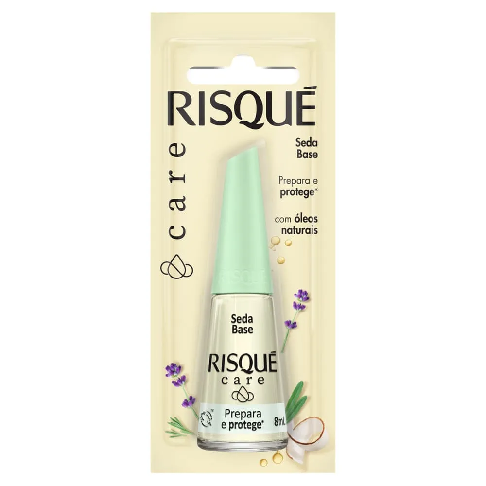 ESMALTE RISQUE SEDA BASE COM BLISTER DISPLAY 6U