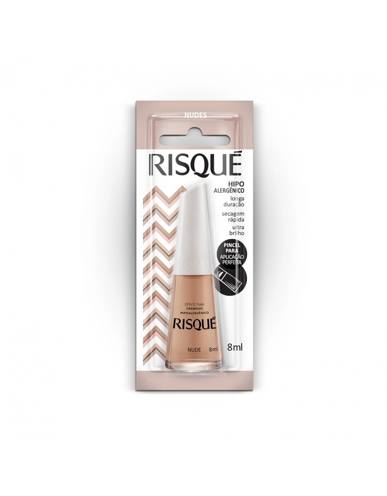 ESMALTE RISQUE NUDE COM BLISTER DISPLAY 6U