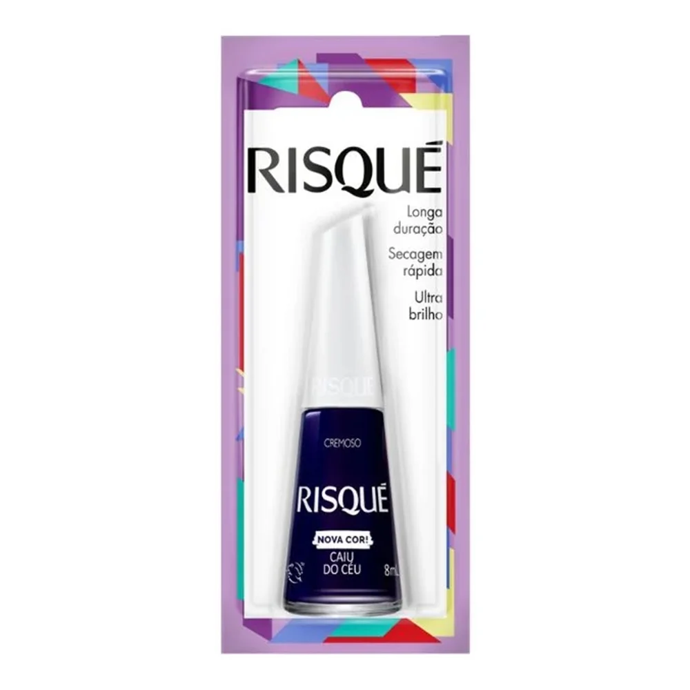 ESMALTE RISQUE CAIU DO CEU COM BLISTER DISPLAY 6U