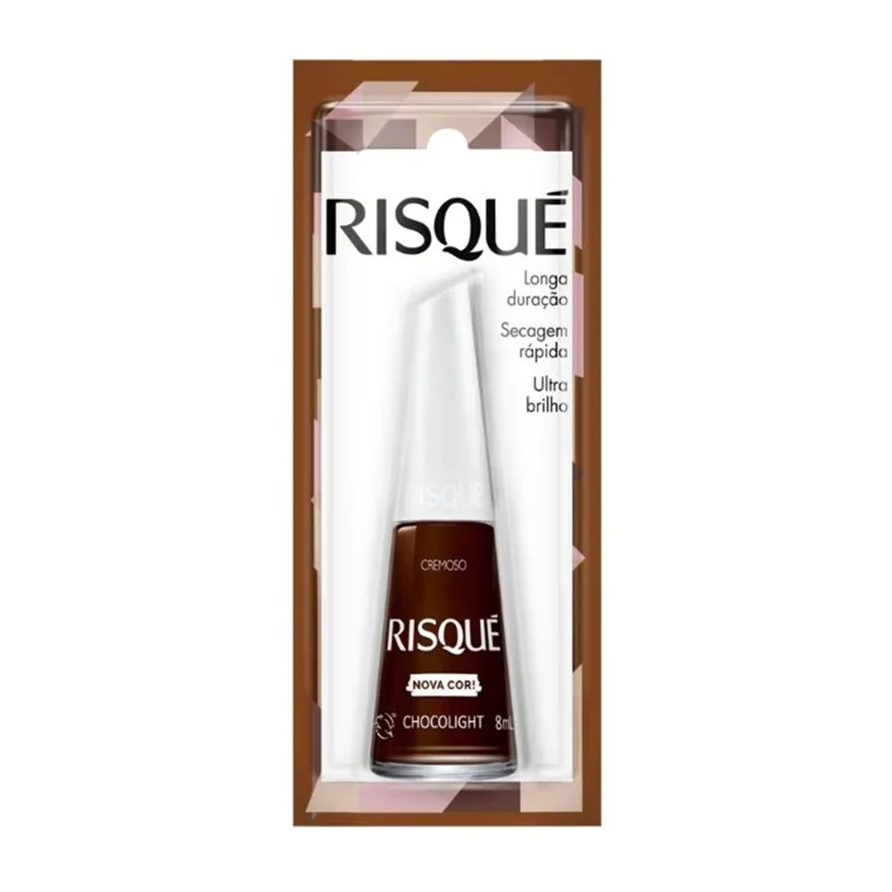 ESMALTE RISQUE CHOCOLIGHT COM BLISTER DISPLAY 6U