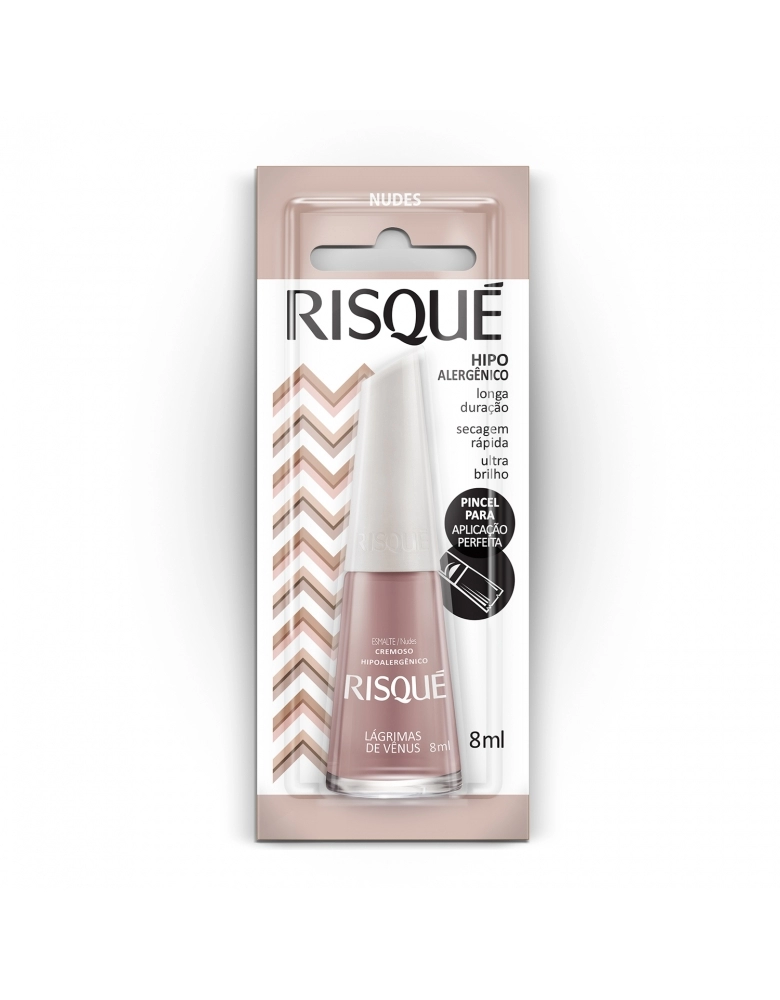 ESMALTE RISQUE LAGRIMAS DE VENUS COM BLISTER DISPLAY 6U