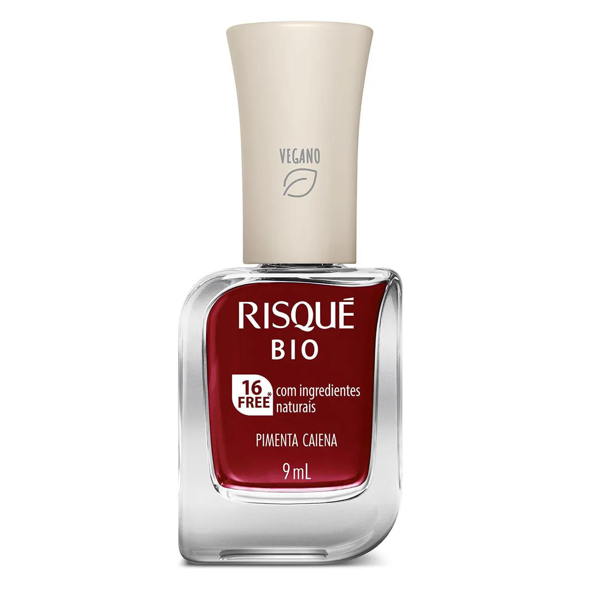 ESMALTE RISQUE BIO VEGANO PIMENTA CAIENA SEM BLISTER DISPLAY 6U