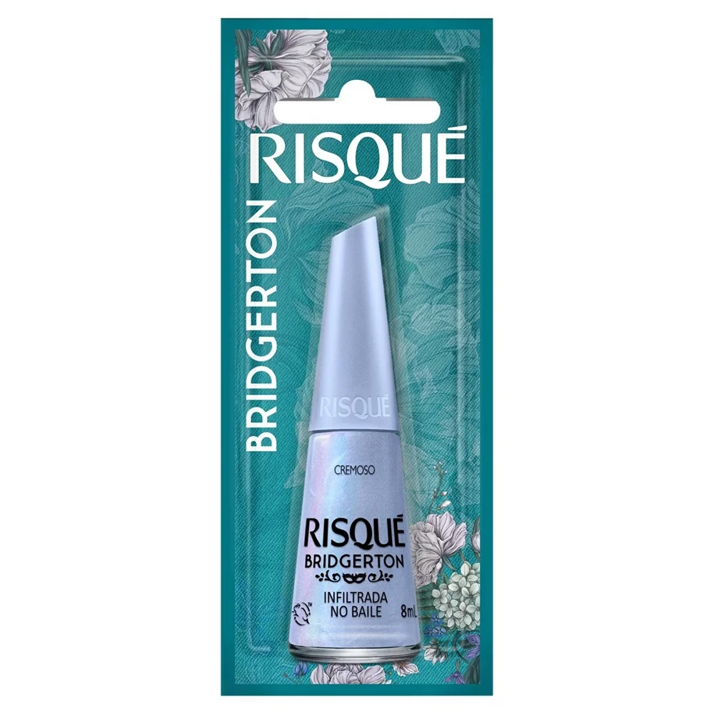 ESMALTE RISQUE BRIDGERTON INFILTRADA NO BAILE COM BLISTER DISPLAY 6U