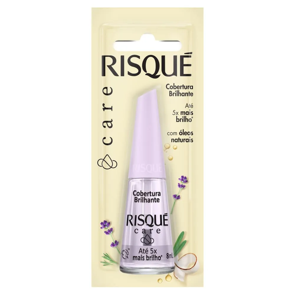 ESMALTE RISQUE COBERTURA BRILHANTE COM BLISTER DISPLAY 6U