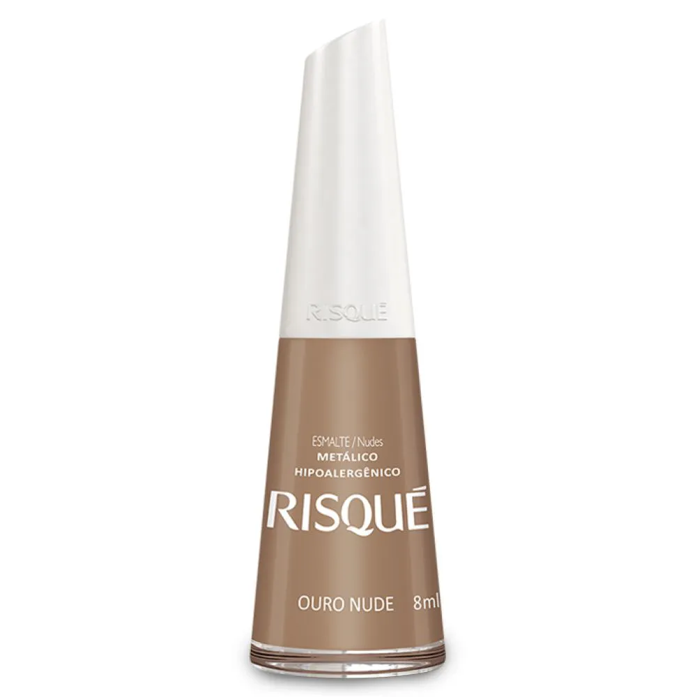 ESMALTE RISQUE OURO NUDE SEM BLISTER DISPLAY 6U