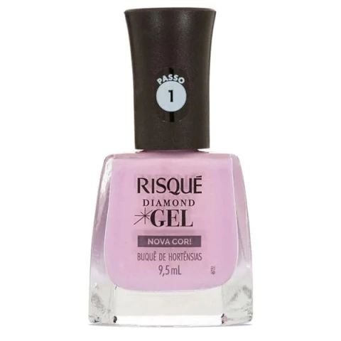 ESMALTE RISQUE DIAMOND GEL BUQUE DE HORTENSIAS SEM BLISTER DISPLAY 6U