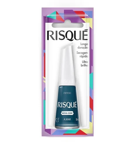 ESMALTE RISQUE A.MAR SEM BLISTER DISPLAY 6U