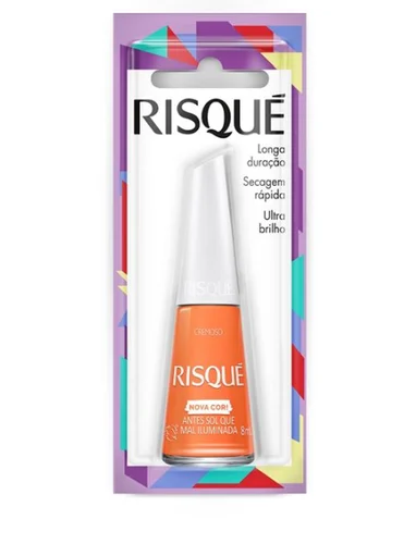 ESMALTE RISQUE ANTES SOL DO QUE MAL ILUMINADA COM BLISTER DISPLAY 6U