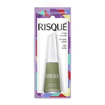 ESMALTE RISQUE GUERREIRA DO ARCO-IRIS COM BLISTER DISPLAY 6U