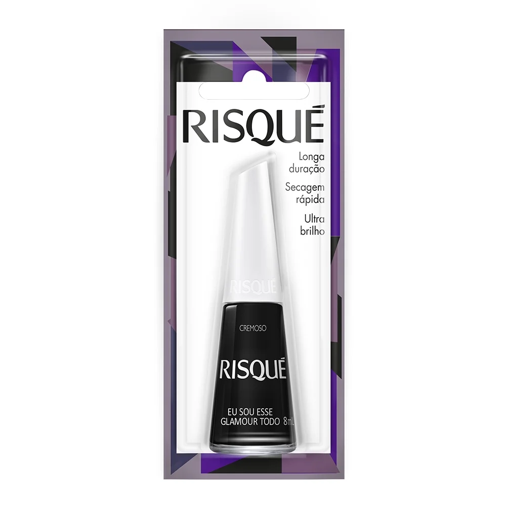ESMALTE RISQUE EU SOU ESSE GLAMOUR TODO COM BLISTER DISPLAY 6U