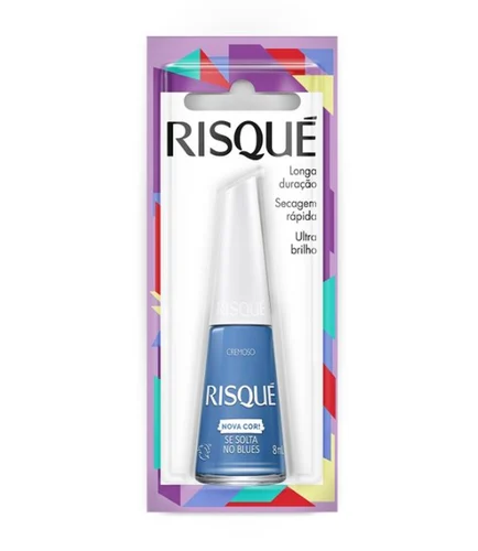 ESMALTE RISQUE SE SOLTA NO BLUES COM BLISTER DISPLAY 6U