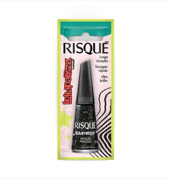 ESMALTE RISQUE LOLLAPALOOZA ATRACAO PRINCIPAL COM BLISTER DISPLAY 6U