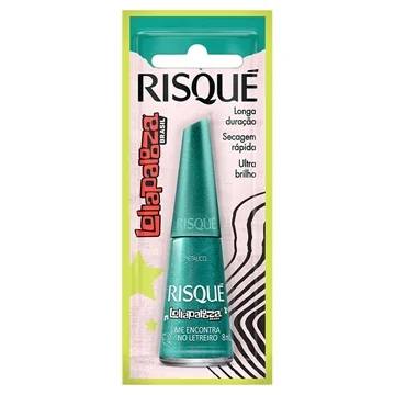 ESMALTE RISQUE LOLLAPALOOZA ME ENCONTRA NO LETREIRO COM BLISTER DISPLAY 6U