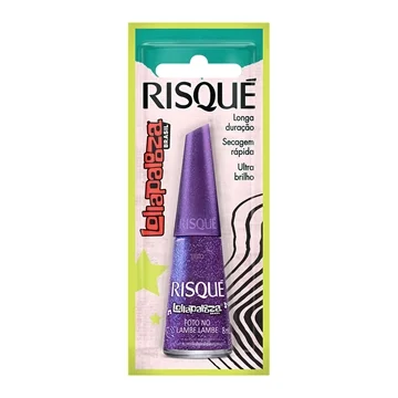 ESMALTE RISQUE LOLLAPALOOZA FOTO NO LAMBE LAMBE COM BLISTER DISPLAY 6U