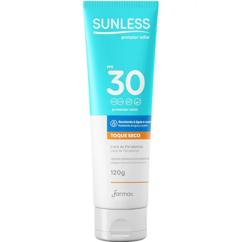 PROTETOR SOLAR SUNLESS TOQUE SECO FATOR 30 120G
