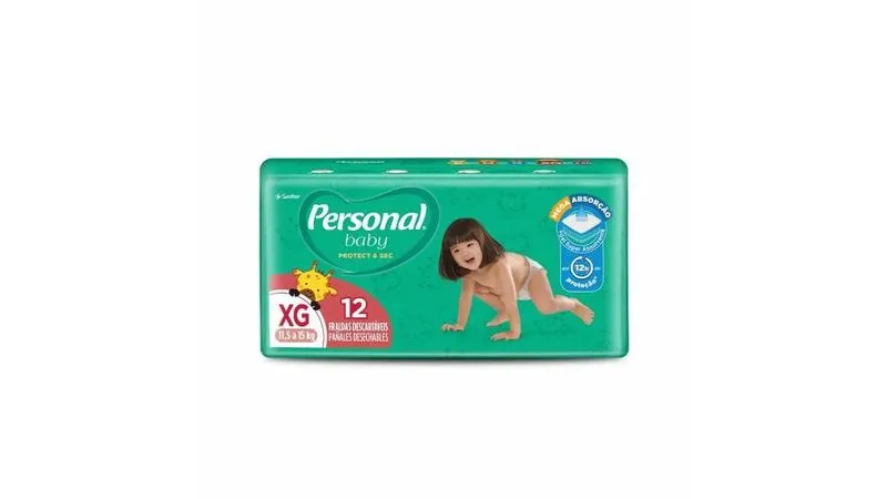 FRALDA BABY PERSONAL JUMBINHO XG 12U