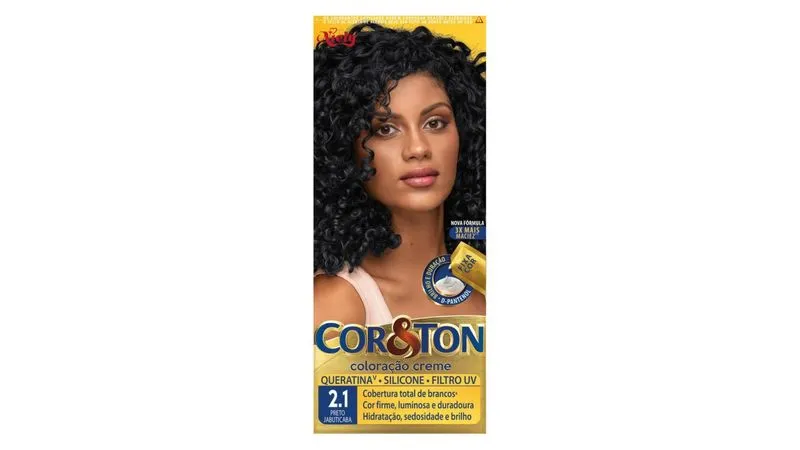TINTURA COR E TON PRETO 2.1 PRETO JABUTICABA