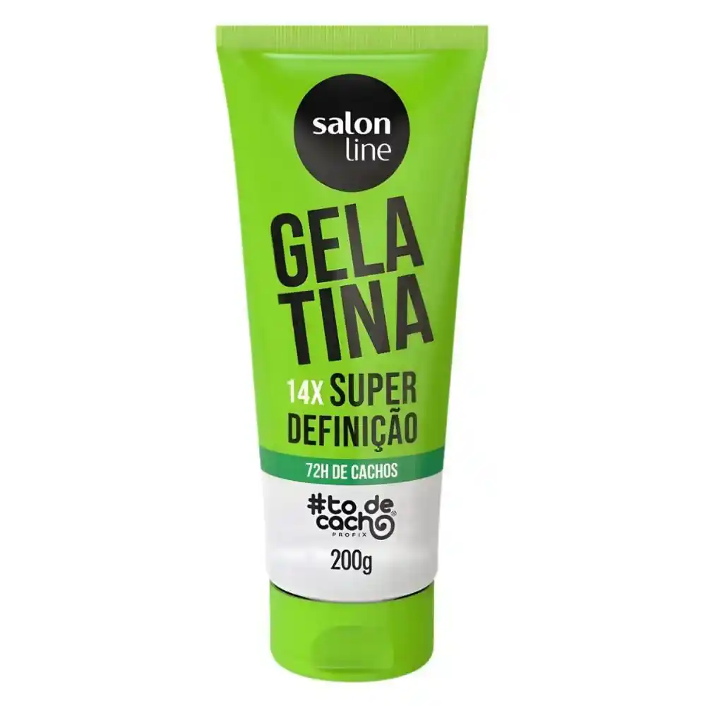 GELATINA CABELO SALONLINE TO DE CACHO SUPER DEFINICAO 200G