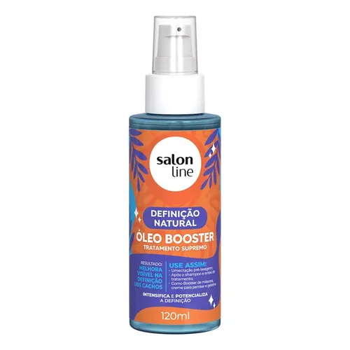 OLEO BOOSTER CAPILAR SALONLINE DEFINICAO NATURAL 120ML