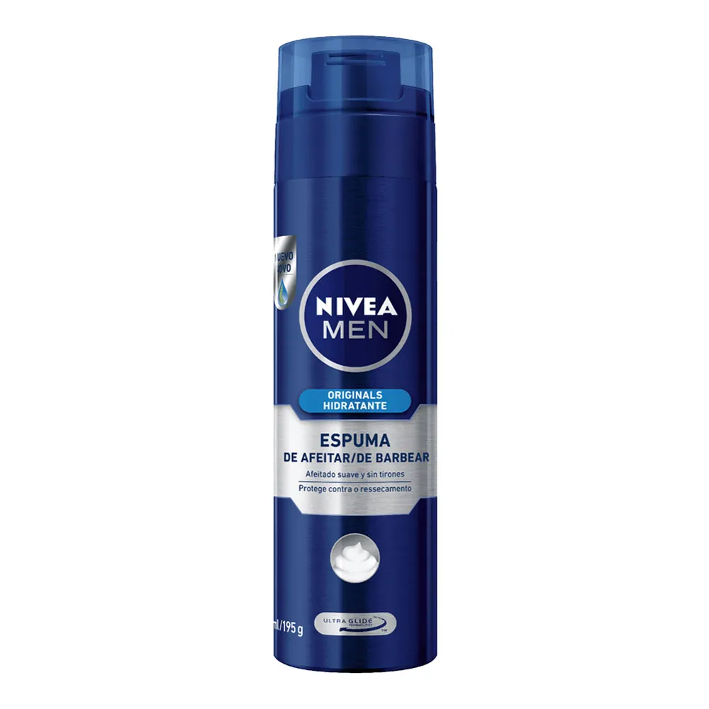 ESPUMA BARBEAR AEROSOL NIVEA MEN ORIGINAL 193G
