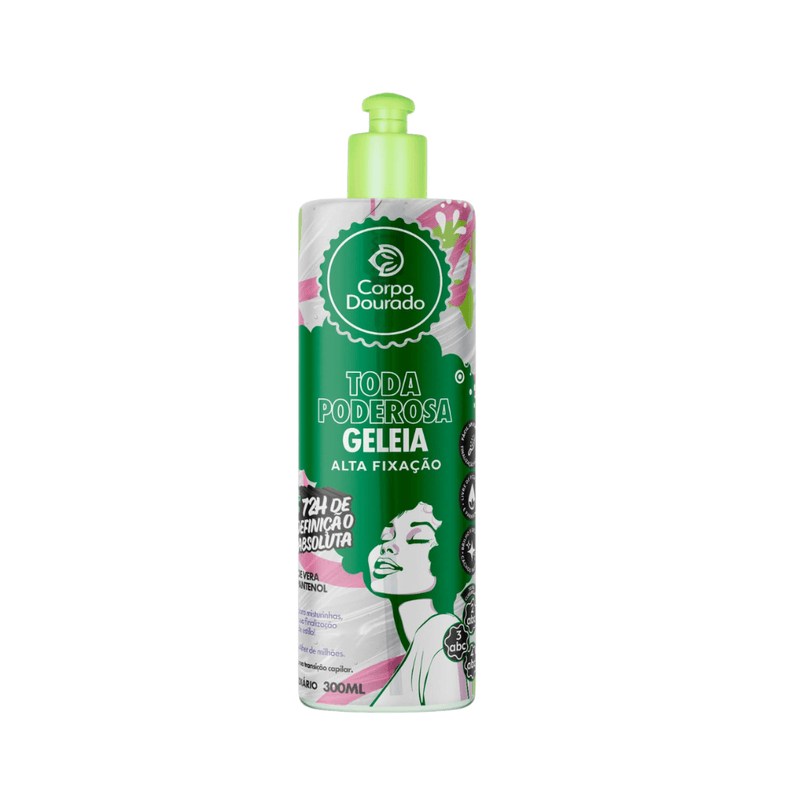 GELEIA CAPILAR CORPO DOURADO TODA PODEROSA 300G
