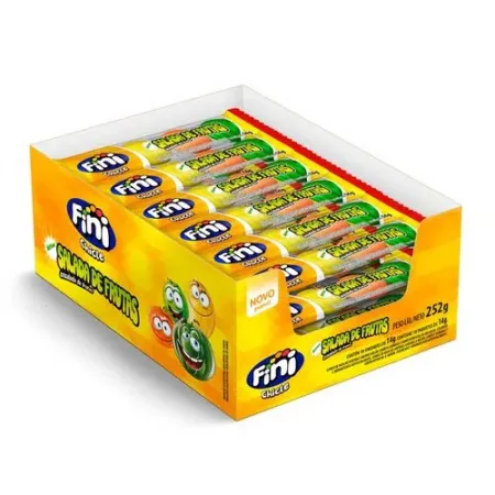CHICLE FINI SALADA DE FRUTAS 14G DISPLAY 12U