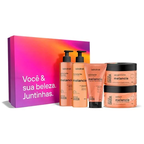 KIT LABOTRAT SAB LIQUIDO+HIDRATANTE+ESFOLIANTES MELANCIA