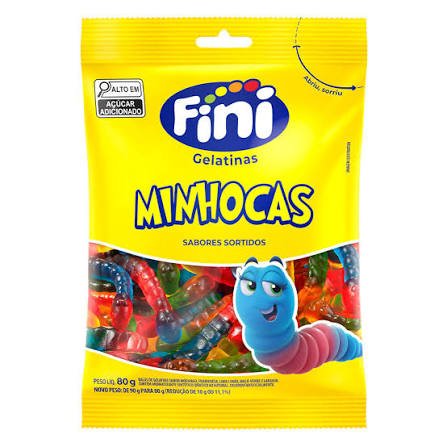 GELATINAS FINI MINHOCAS 80G