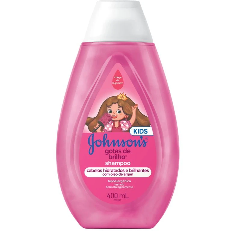 SHAMPOO INFANTIL JOHNSON GOTAS DE BRILHO 400ML