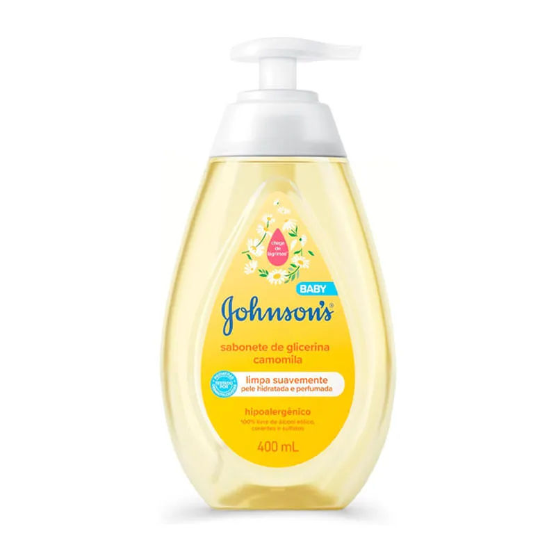 SABONETE LIQUIDO JOHNSON BABY CAMOMILA 400ML