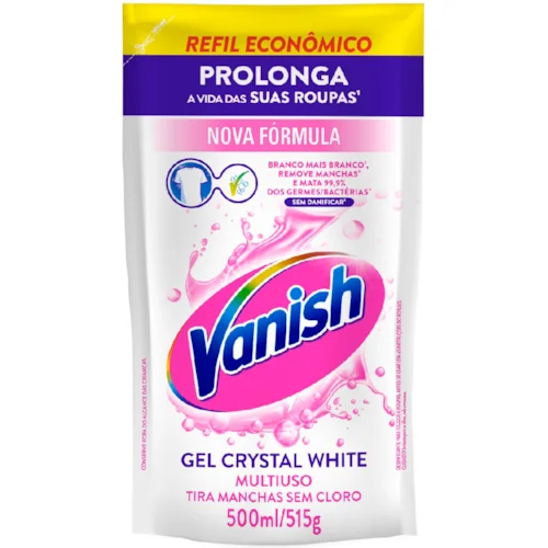 ALVEJANTE VANISH SEM CLORO WHITE REFIL 500ML