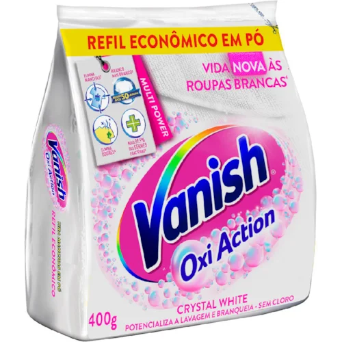 SABAO EM PÓ VANISH OXI ACTION WHITE 400G
