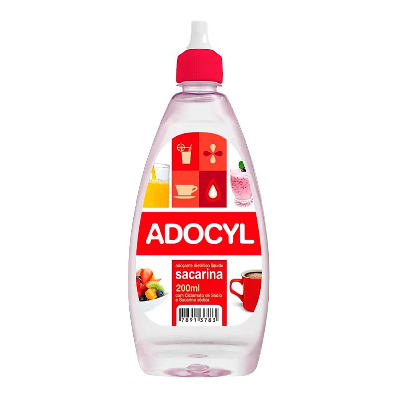 ADOCANTE LIQUIDO ADOCYL SACARINA 200ML