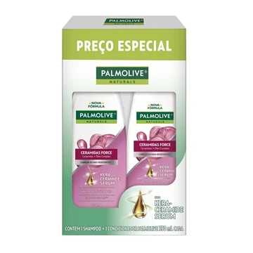 KIT SHAMPOO+CONDICIONADOR PALMOLIVE CERAMIDAS FORCE 350ML